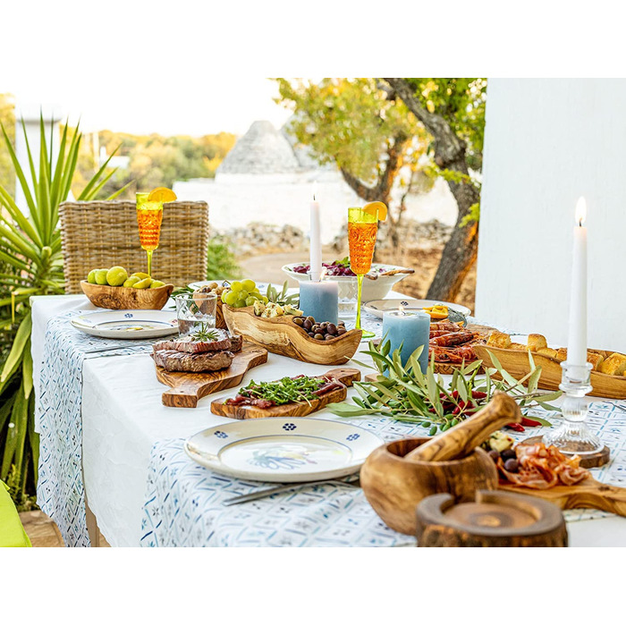 Ступка - Деревянная ступка - Устойчивая трава, ступка для специй Ø Диаметр ок. 12 см (круглый Ø 14 см)