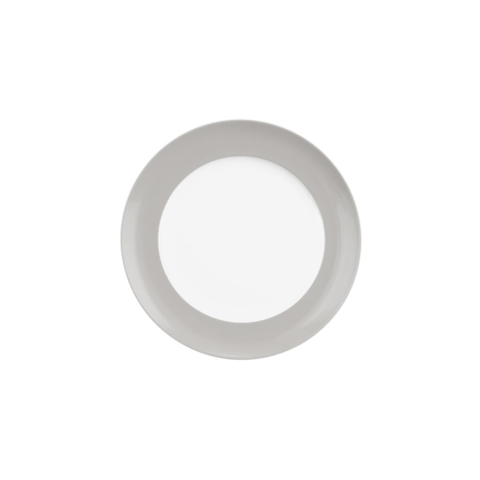 Тарілка для сніданку 22,5 см, біло-сіра Liberty Pure Colors Seltmann Weiden