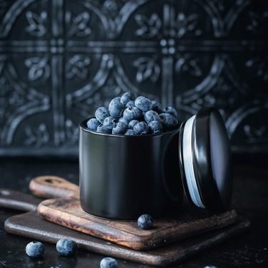 Банка для зберігання Maxwell & Williams EPICURIOUS black, порцеляна, 14 х 14 см, 1000 мл