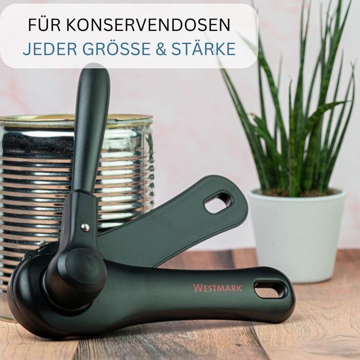 Інструкція з консервного ножа Westmark - безпечний консервний нож з плоскогубцями - велика ручка для безпечного поводження - нержавіюча сталь/пластик (білий) (Klu 2)