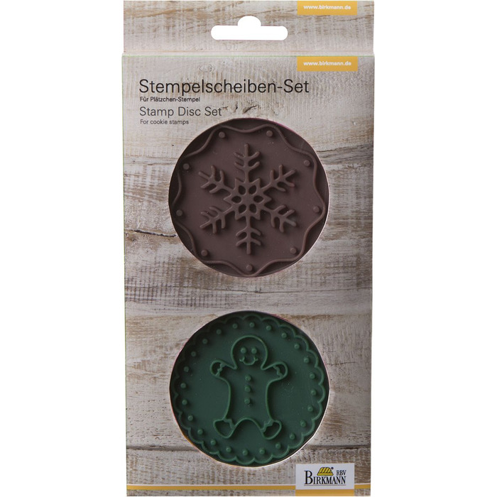 Набір штампів для печива, 2 предмета, 7 см, RBV Birkmann