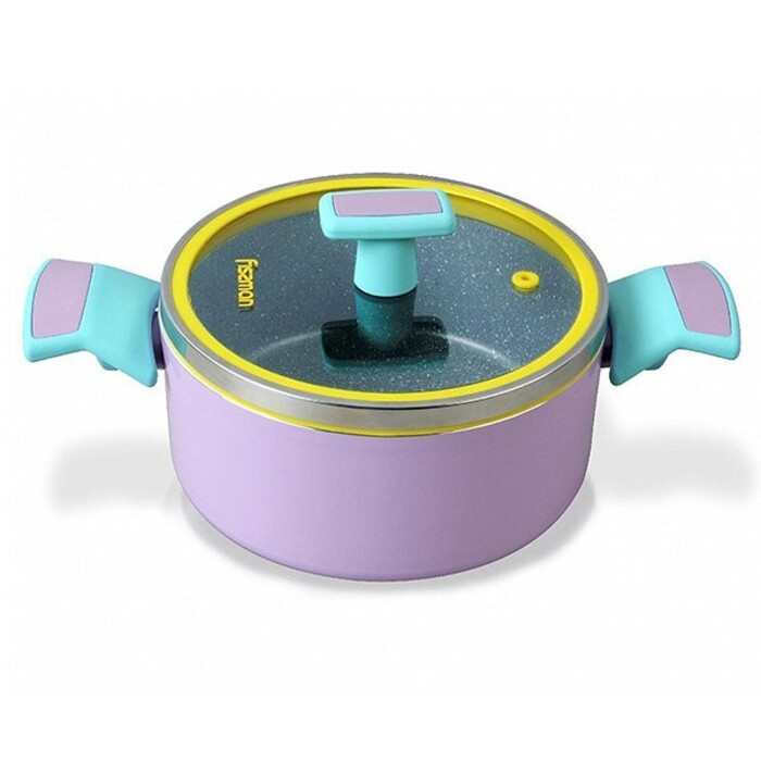 Кастрюля Fissman 20x9 см/2,8 л BORA BORA с крышкой (4442)