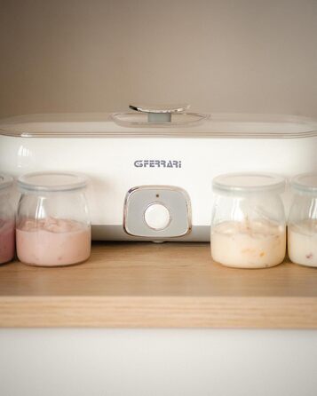 Йогуртница белая, 4 баночки 180 мл G3 Ferrari G10133 Ferment