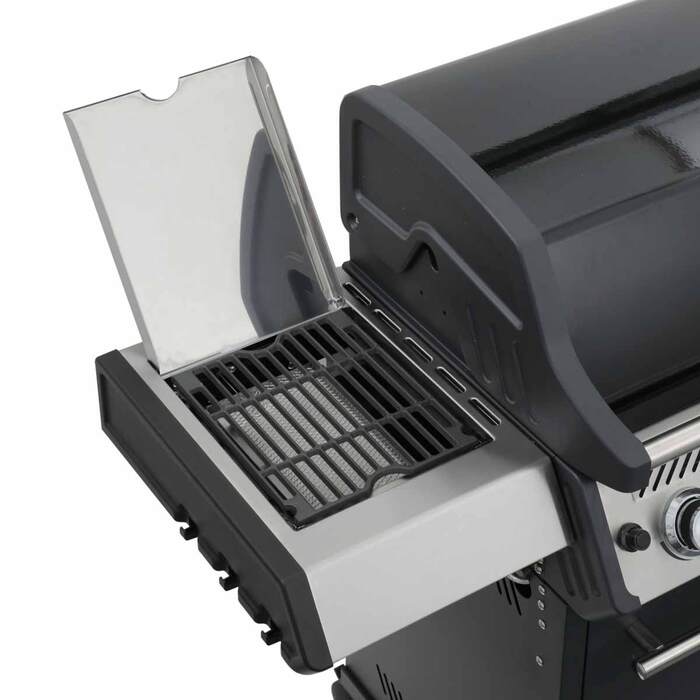 Газовый гриль SANTOS S-418 Black, с боковой и задней горелкой, черный 900297 Код: 010957