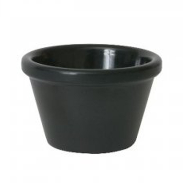 Соусник меламіновий 59 мл, чорний, GenWare