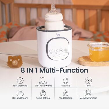 Електричний підігрівач дитячих пляшечок 8 в 1, 220 Вт femometer family