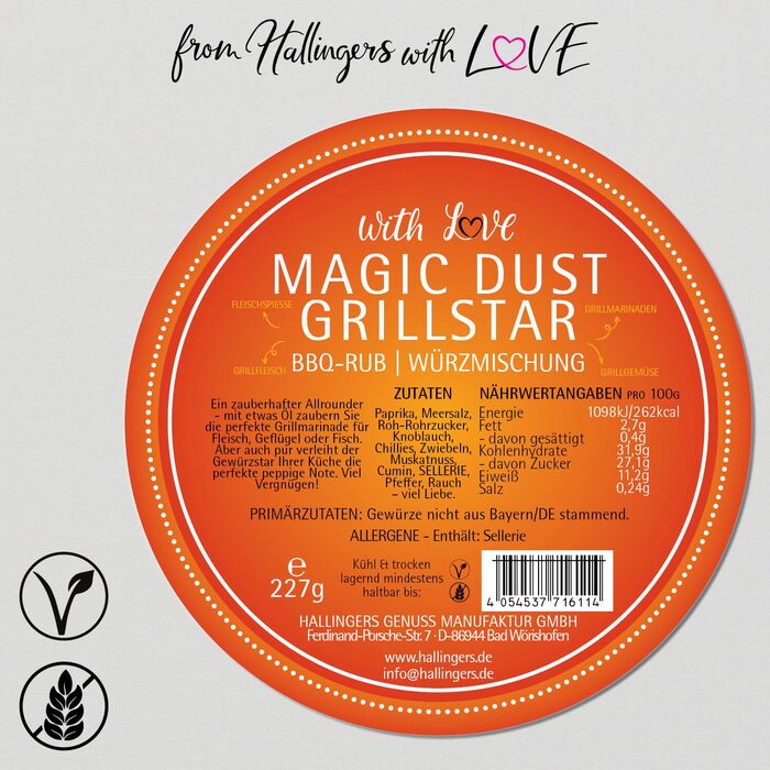 Подарунковий набір спецій ручної роботи, 24 спеції з усього світу (набір) - Літній подарунок та ідеальний подарунок для барбекю Новий дім, вітання, дружба, одужання, Deluxe Selection 24, 24 спеції (73511) (Magic Dust Grills., спеції (71611)), 24 -