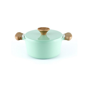 Кастрюля из литого алюминия с индукционным дном, алюминиевой крышкой и антипригарным керамическим покрытием 4,6 л GIPFEL