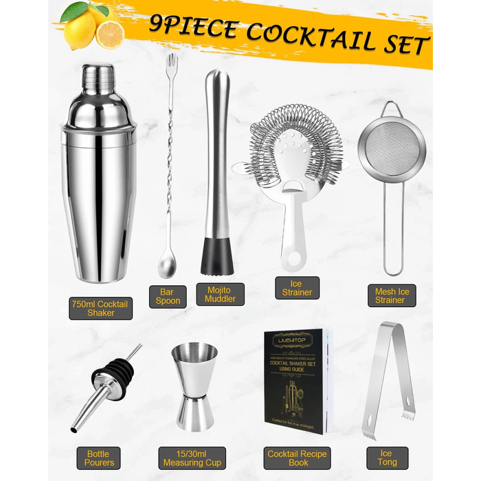 Коктейльний набір 750 мл LIVEHITOP