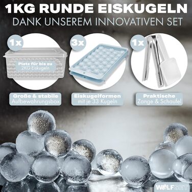 Набір для приготування льодяних кульок Wolfset