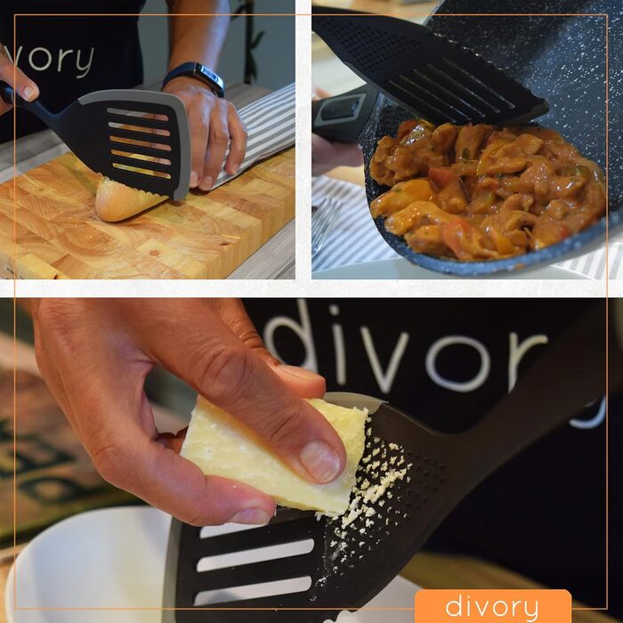 Лопатка с прорезями 35 см DIVORY