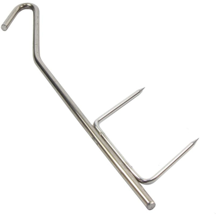 Набір гачків для коптильні з нержавіючої сталі 20 шт 21 см Croch