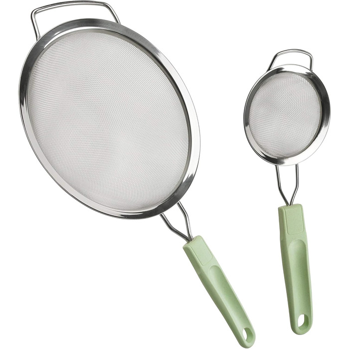 Набір з 2 кухонних сит 20 і 9 см, зелені Ecolution Fackelmann