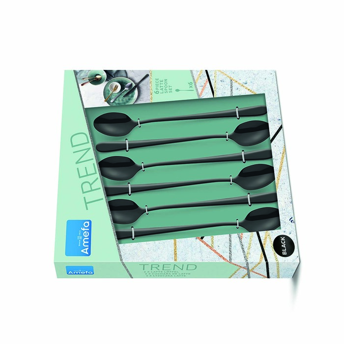Набір ложок для чаю 6 шт. Austin Black Amefa