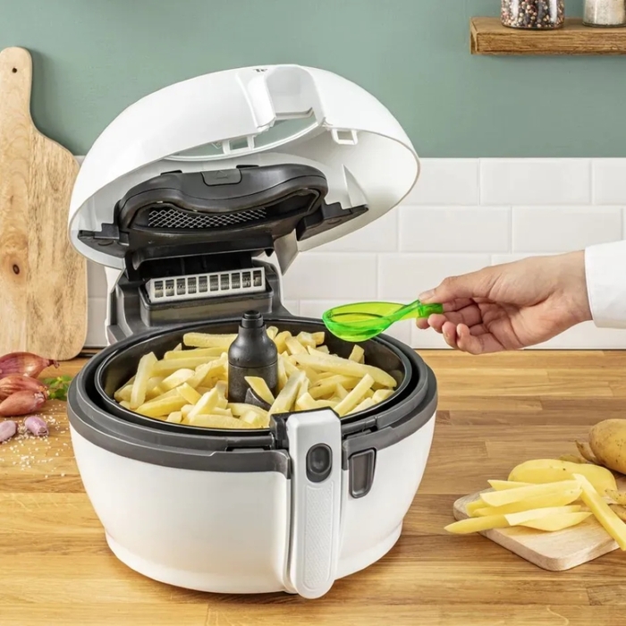 Tefal Мультипіч ActiFry Extra, 1500Вт, чаша-1,2л, механічне керув., підкл. до смартфону, авто перемішування, пластик, білий