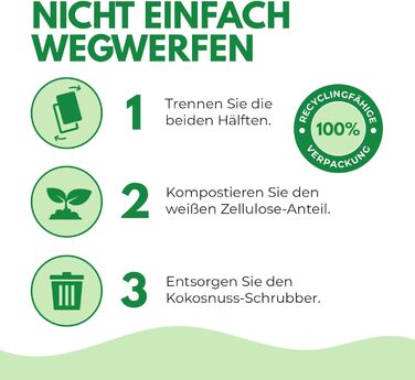 Набор из 12 биоразлагаемых губок для посуды AIRNEX