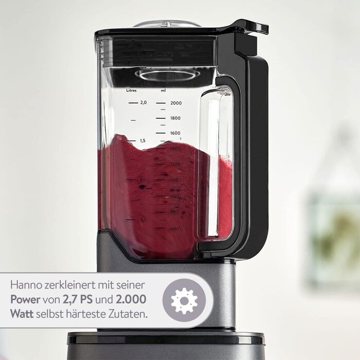 Высокопроизводительный блендер 2000 Вт 32000 об/мин с функцией самоочистки Springlane Kitchen