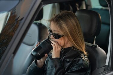 ARDESTO Термокухоль Cosy 400 мл, нержавіюча сталь, чорний