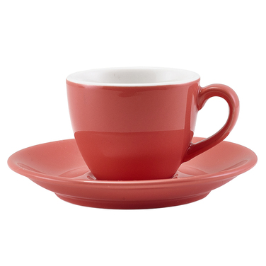 Блюдце 12 см, коралове, Coral, Color Tea, GenWare