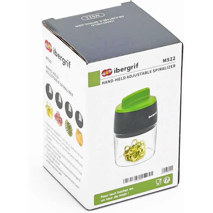 Спіральна овочерізка 4-в-1 M522 Ibergrif