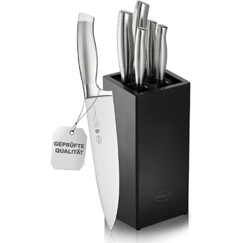 Набір ножів з дерев'яним блоком, 6 предметів Basic Line Rosle