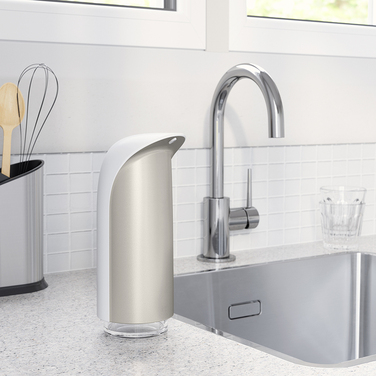 Диспенсер для мила 325 мл білий / нікель Emperor Umbra