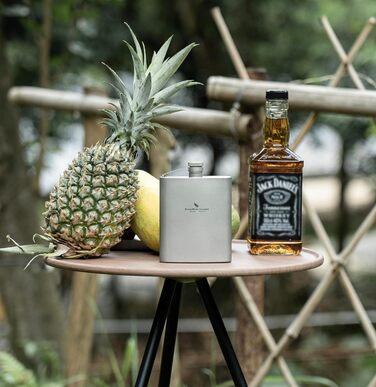 Титанова стегнова фляга 200 мл. iBasingo