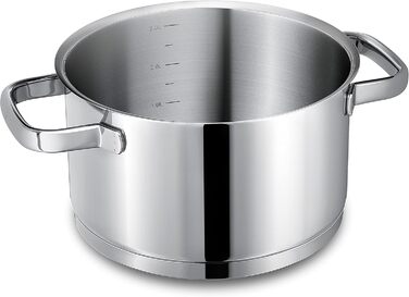 Маленька індукційна каструля Linnuo 16 см зі скляною кришкою, маленька каструля об&39ємом 1,5 л виготовлена з нержавіючої сталі 18/10, ручка не нагрівається, коване дно для всіх плит, міні-каструля, каструля для молока, індукційна каструля (20 см 3,5 л)