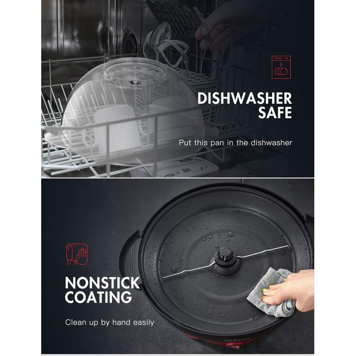 Машина для попкорну 5 л, 800 Вт червоний Yabano