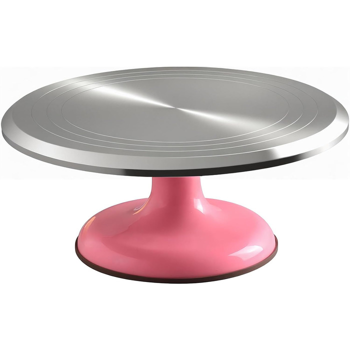Вращающаяся подставка для торта 30,5 см розовый Yizish