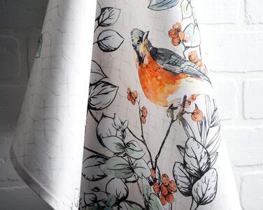 Набір із 3 багатоцільових кухонних рушників Барних рушників День подяки/Різдво (50 см x 70 см) (27 - Білуватий шеббі-шик, 50 x 70 см (набір із 3 шт.)), 39 Hermine Noel