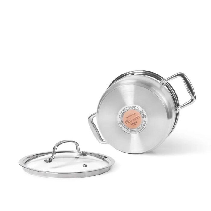 Каструля Fissman NORDIA 24x14 см / 6,4 л з кришкою (5374)