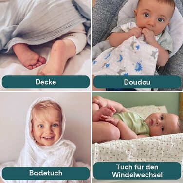 Набір із 3 рушників для дітей 80 х 80 см KOALA BABYCARE