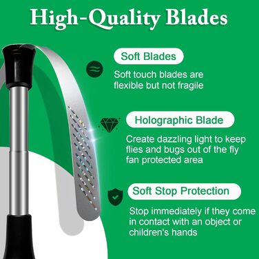 Вентилятор відлякувач мух 3 шт чорний PTHTECHUS