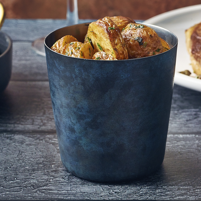 Стакан металлический 420 мл, синий, Patina Blue, GenWare