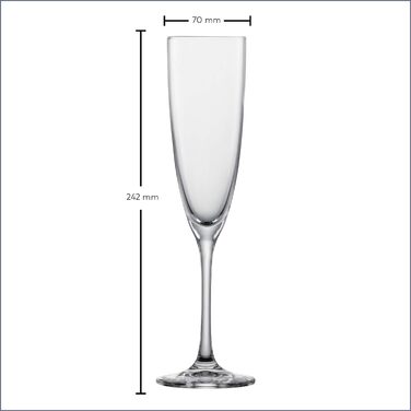 Келих для шампанського 0,2 л, набір 6 предметів, Classico Schott Zwiesel