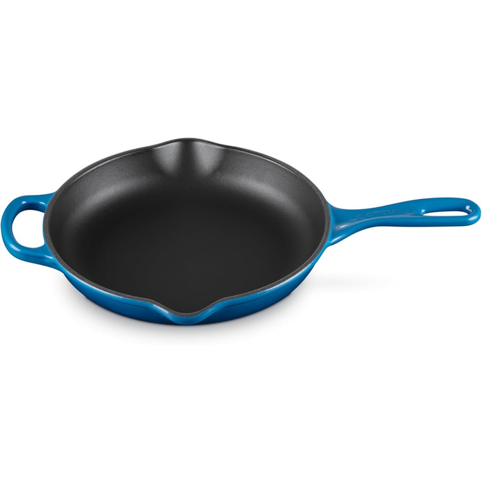 Чавунна сковорода LE CREUSET Signature, кругла, Ø Для всіх типів плит, вкл. Підходить для індукції, 1,93 кг, Гранат, 20182239490422 (Марсель, 23 см)