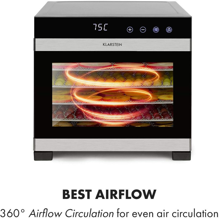 Дегідратор на 6 полиць, 650 Вт Flavour Dry Klarstein