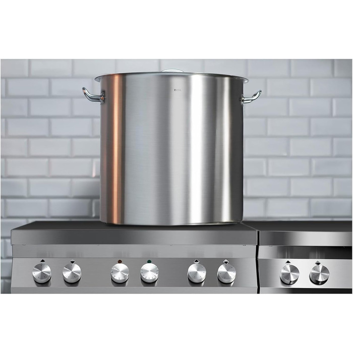 Індукційна каструля Royal Catering Ø 32 см з кришкою Каструля з нержавіючої сталі Індукційна каструля Індукційна каструля Каструля з нержавіючої сталі (98 л)