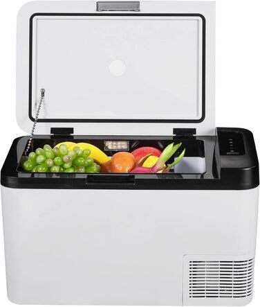 Автомобільний холодильник VEVOR 35L, компресорний холодильник, нержавіюча сталь, ізольований, для свят, міні-холодильник, автомобільний холодильник з розеткою 35L (холодильник 20LL)