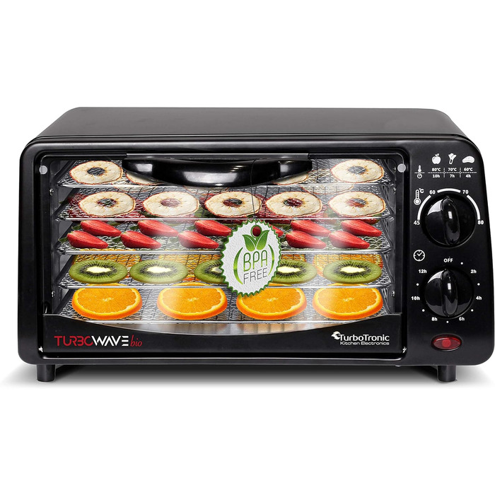 Дегідратор на 5 полиць, 350 Вт, 9 л TurboTronic