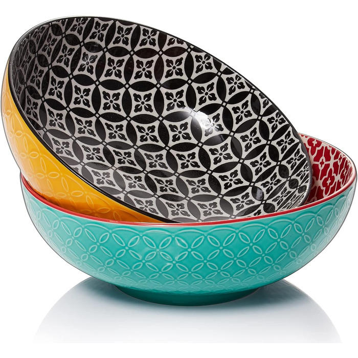 Набір з 2 салатниць 2 л, різнокольоровий Vibrant Joy Dowan
