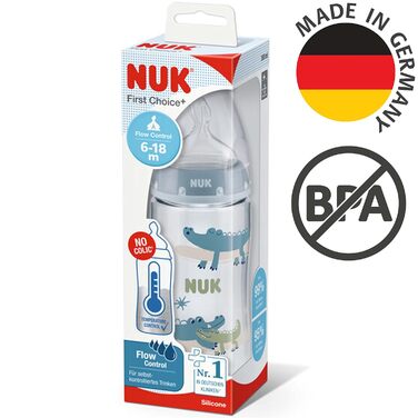 Бутылочка для кормления 360 мл, синий First Choice NUK