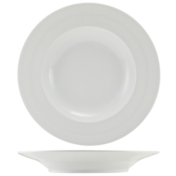 Тарілка для пасти 28.5 см, Incise Porcelain Solara, GenWare