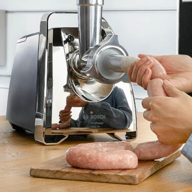 М'ясорубка 2000 Вт з насадкою для сосисок ProPower Bosch