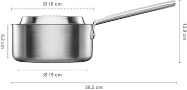 Ковш 1,8л Fiskars Norden, без покрытия (1067637)