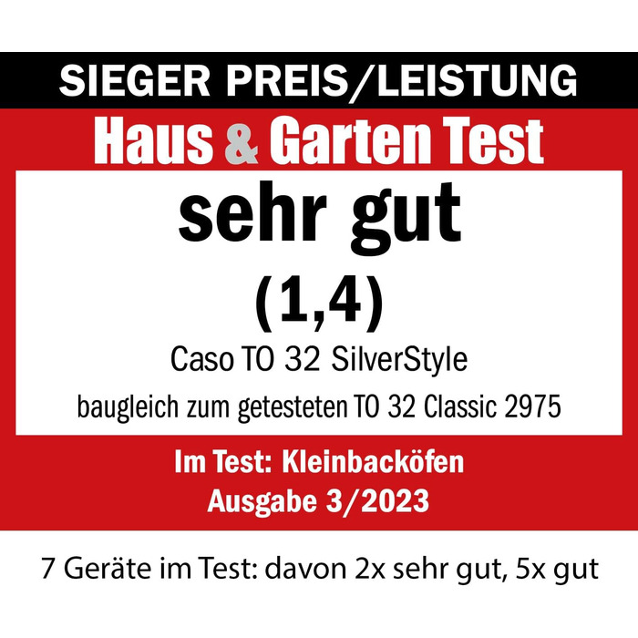 Духовка 32 л SilverStyle Caso