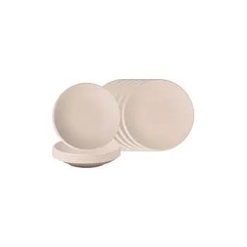 Набор тарелок, 12 предметов, фарфор NewMoon Beige Villeroy & Boch