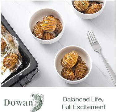 Набір з 6 мисок для супу 300 мл, білий DOWAN