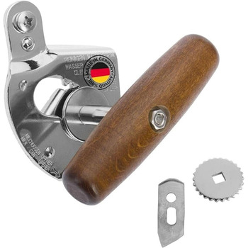 Консервный нож профессиональный Westmark, для коммерческого использования, для банок общественного питания, сталь/дерево 12242260 (профессиональный консервный нож титановый, вкл. комплект запасных частей)